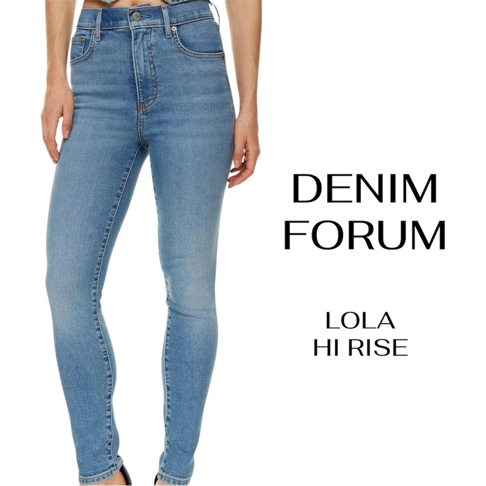 DENIM FORUM High-Rise Skinny | Light Blue Wash | Women’s 26